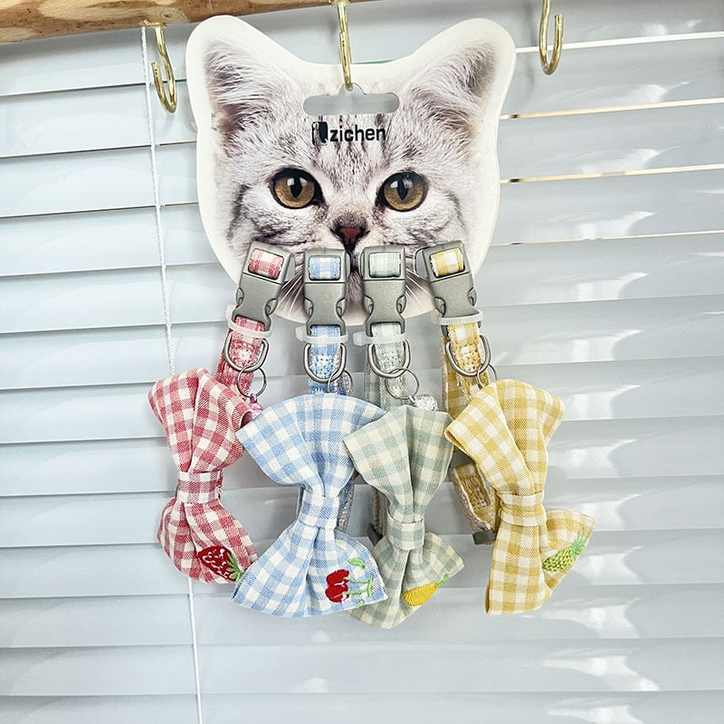 Mačji ogrlica od poliestera s karikaturnim dizajnom