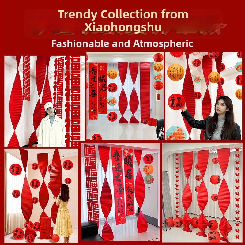 Set dekoracija za novi dom – tekstilne zastavice za ceremoniju useljenja