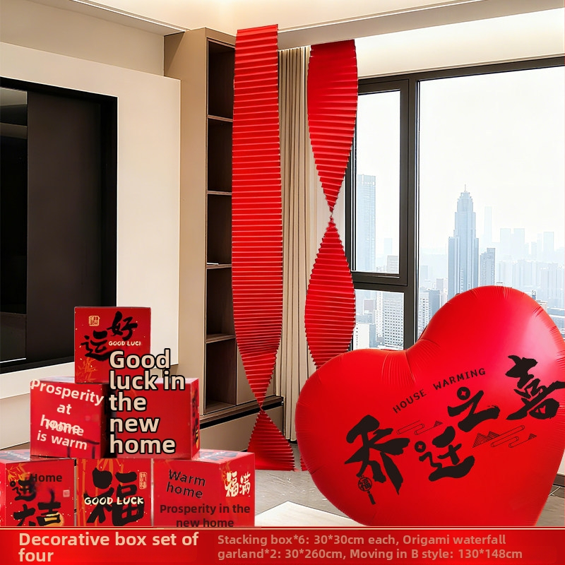 Set dekoracija za novi dom – tekstilne zastavice za ceremoniju useljenja