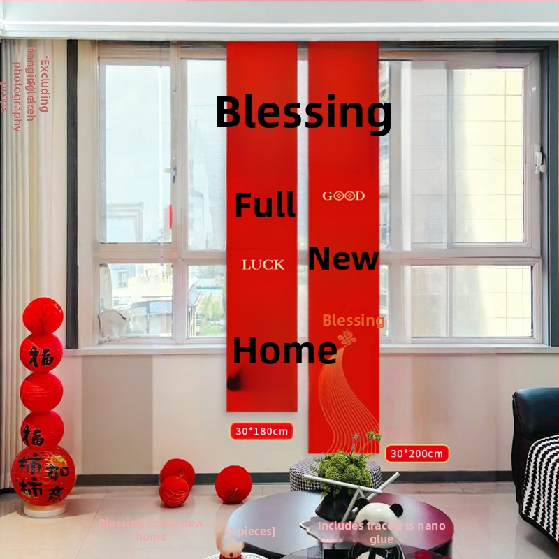 Set dekoracija za novi dom – tekstilne zastavice za ceremoniju useljenja