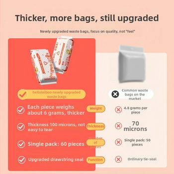 PE vrećice za pse – jednokratne, prenosne vrećice za sakupljanje izmeta, proizvodni kod 2407KFCJ1403