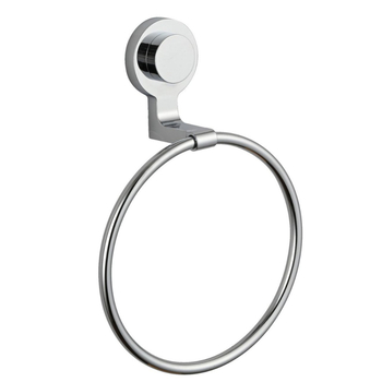 Držač ručnika s usisnom čašom, zidni, bez bušenja, od nehrđajućeg čelika + ABS + plastika