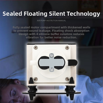 Sunsun AC/DC dvostruki aerator za ribnjake, visoka snaga