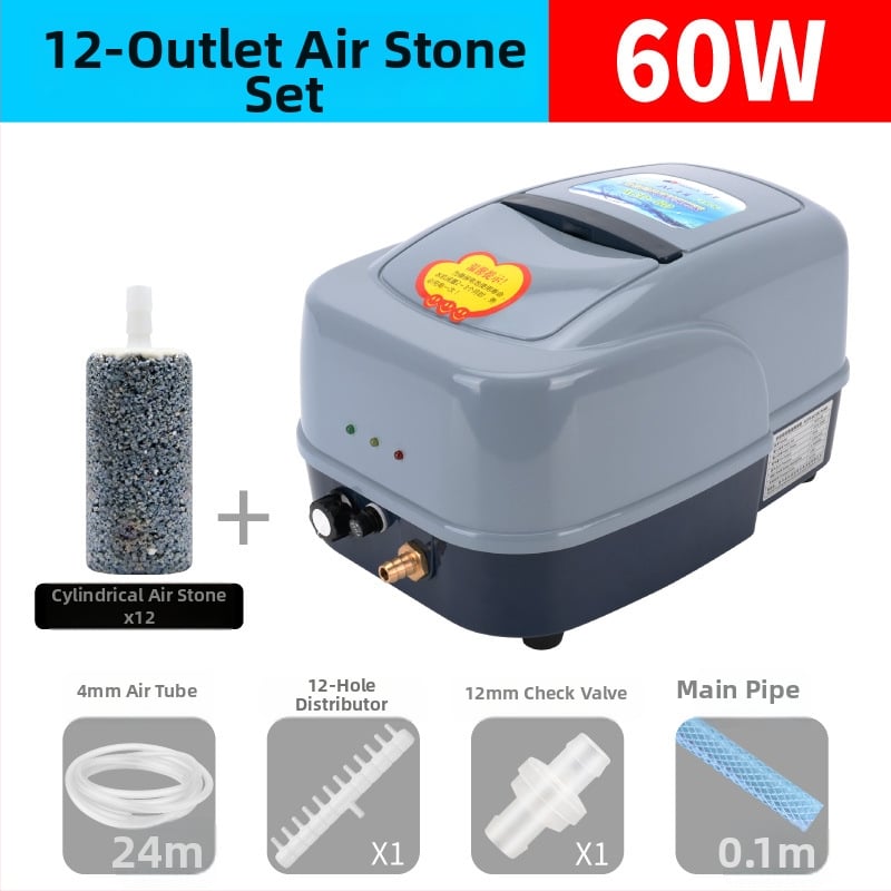 Sunsun AC/DC dvostruki aerator za ribnjake, visoka snaga