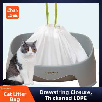 Tašičky na mačacie exkrementy LDPE, hrubé, jednorazové, prenosné, 85 kusov v balení, pôvod Taizhou, Zhejiang