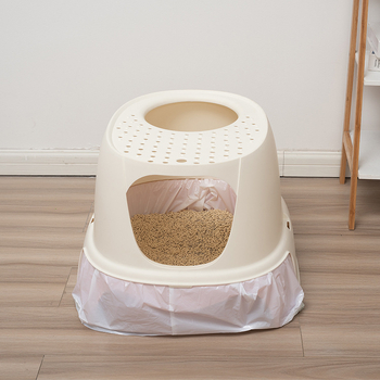 Пакети за котешки отпадъци, LDPE, удебелени, еднократни, преносими, 85 броя в кутия, произход Taizhou, Zhejiang