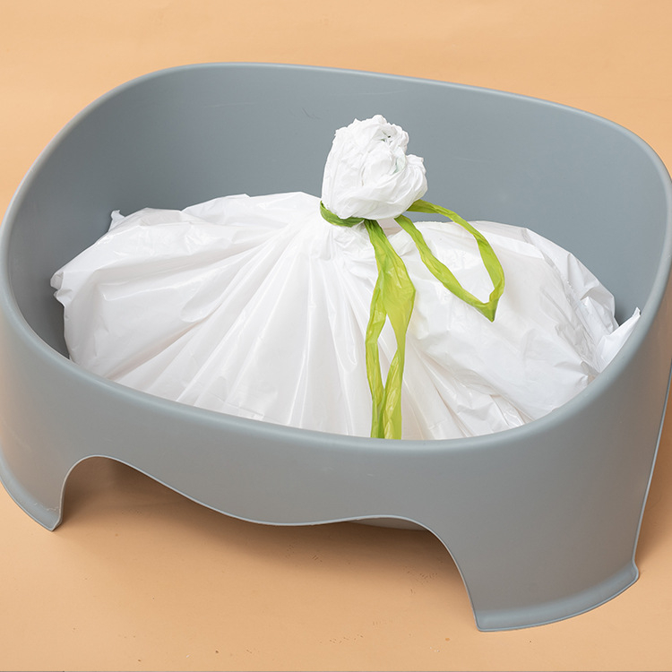 Пакети за котешки отпадъци, LDPE, удебелени, еднократни, преносими, 85 броя в кутия, произход Taizhou, Zhejiang