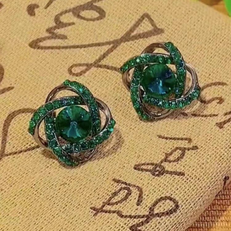 Cercei placare cu aur, electroplată; design inimă, valuri, geometric pentru femei