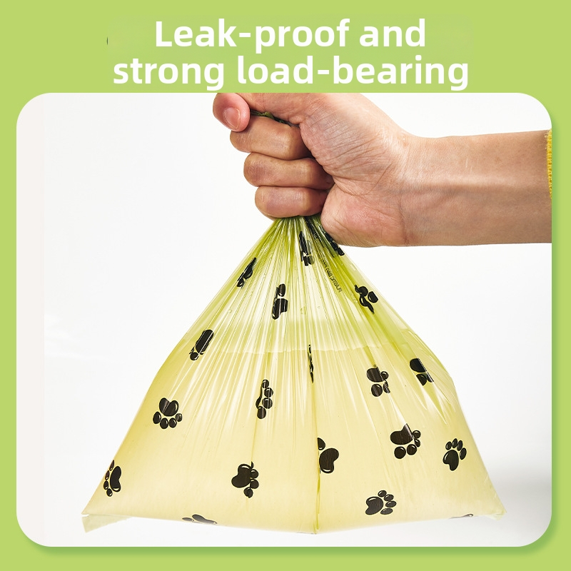 Παχύτερες πλήρως βιοδιασπώμενες σακούλες σκύλων για απορρίμματα κατοικίδίων, με επίπεδο άνοιγμα (HDPE+EPI)