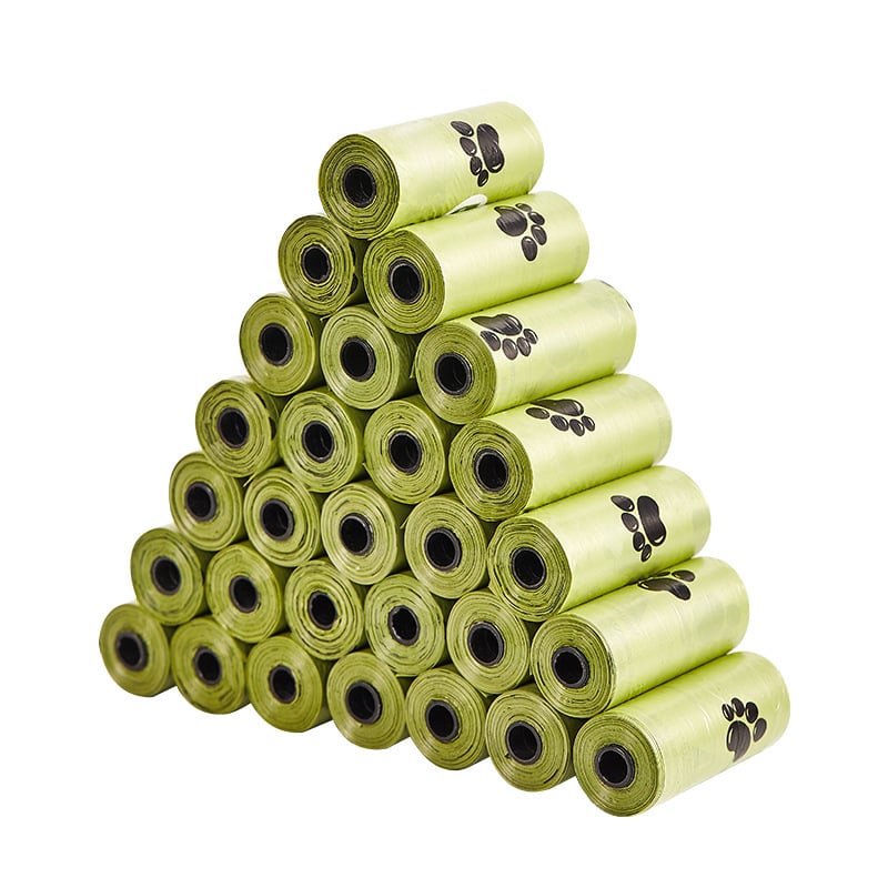 Παχύτερες πλήρως βιοδιασπώμενες σακούλες σκύλων για απορρίμματα κατοικίδίων, με επίπεδο άνοιγμα (HDPE+EPI)