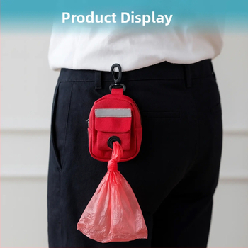 Πολυλειτουργική τσάντα για βόλτες με σκύλο – χειρολαβή, PE υλικό, κανονικού πάχους, μοντέλο k060