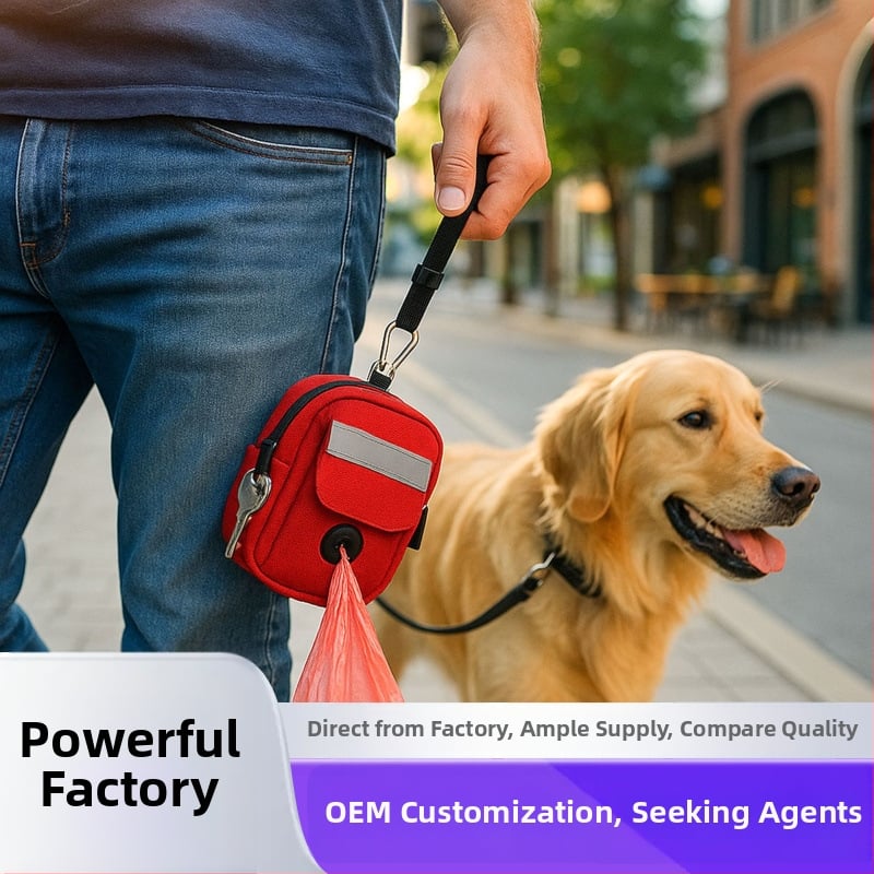 Πολυλειτουργική τσάντα για βόλτες με σκύλο – χειρολαβή, PE υλικό, κανονικού πάχους, μοντέλο k060