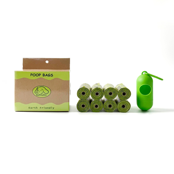 Plastični dispenser vrećica za izmet kućnih ljubimaca – uključuje 4 role i 1 dispenser