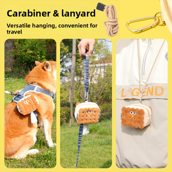 Dispenzer vrećica za pseće izmet – prijenosni plastični držač, PurLab puff lab, paket 50 vrećica