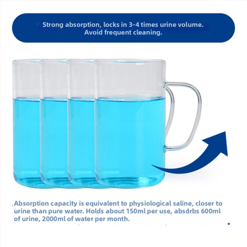 Núdzový záchod s absorpčnou podložkou, prenosná vonkajšia toaleta, PE materiál, zaväzovacia šnúrka, veľká absorpčná kapacita; taška 53×38 cm, podložka 24×13 cm (1200 ml)