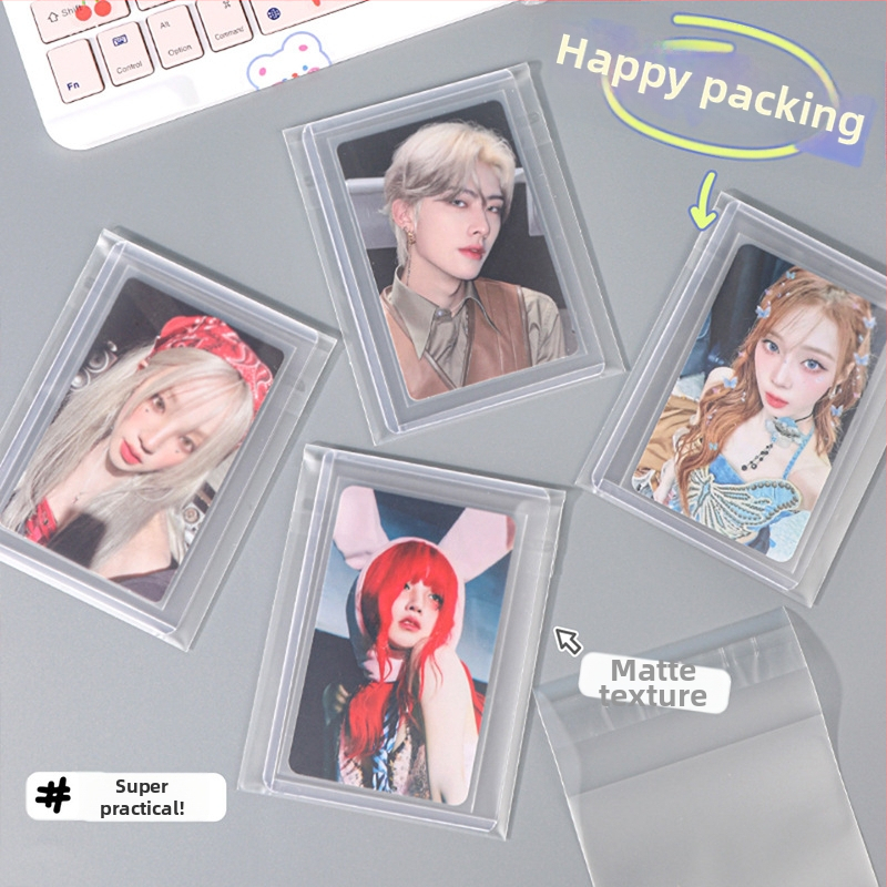 OPP samolepiaca kapsa na karty s matným povrchom; Materiál: plast; Spracovanie: horúci výrez; Účel: vydávanie kariet; Značka: Huasheng Source; Typ balenia: balenie vreciek