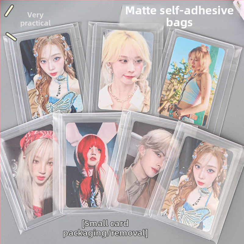 OPP samolepiaca kapsa na karty s matným povrchom; Materiál: plast; Spracovanie: horúci výrez; Účel: vydávanie kariet; Značka: Huasheng Source; Typ balenia: balenie vreciek