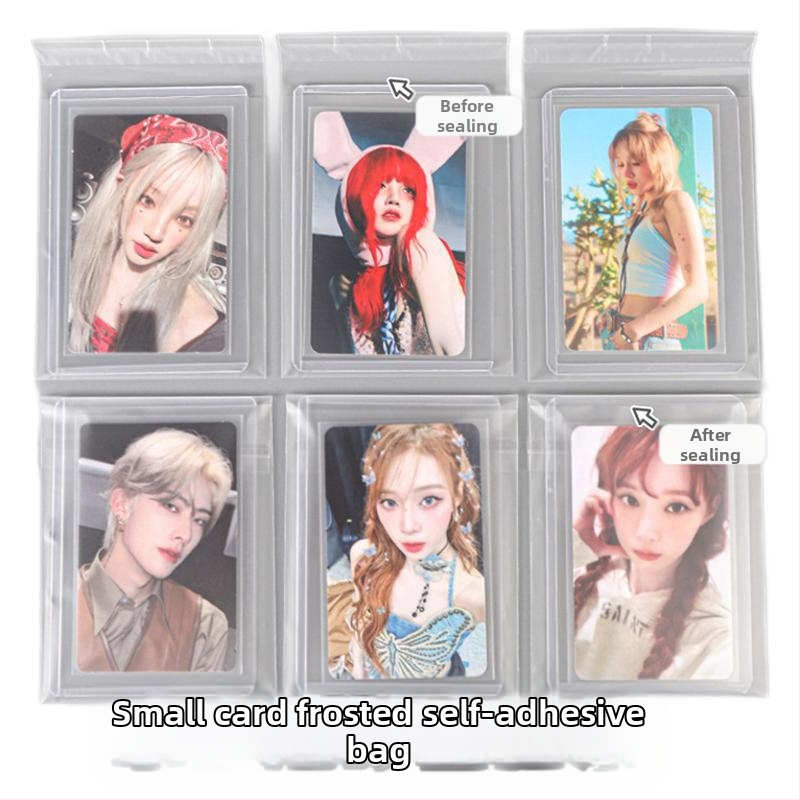 OPP samolepiaca kapsa na karty s matným povrchom; Materiál: plast; Spracovanie: horúci výrez; Účel: vydávanie kariet; Značka: Huasheng Source; Typ balenia: balenie vreciek