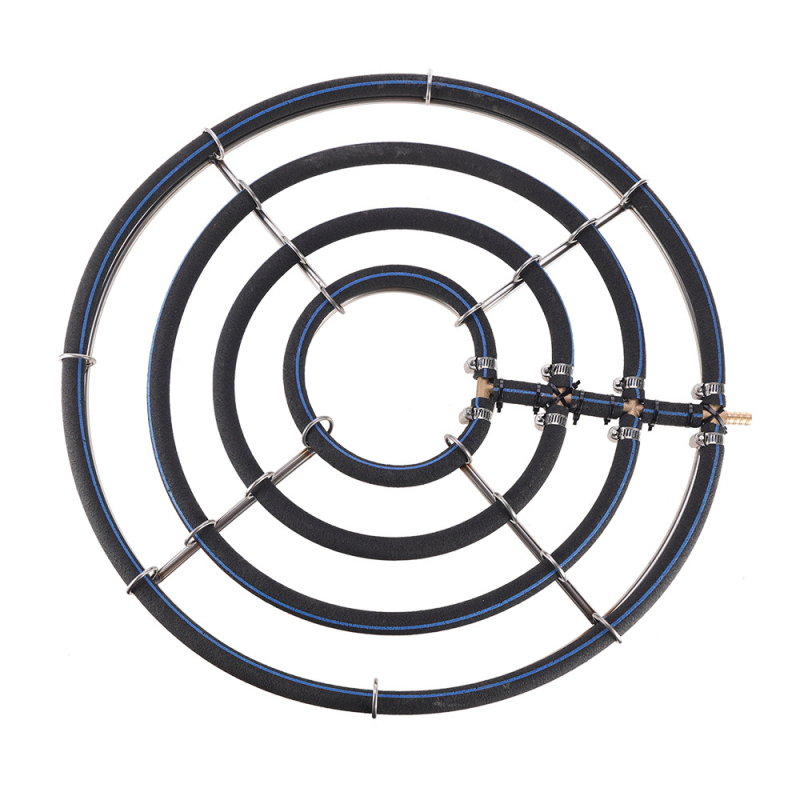 Кислороден пръстен за аквариум от неръждаема стомана — за риби кои, вътрешно и външно използване, тегло 200 g, марка Xiwang Meow