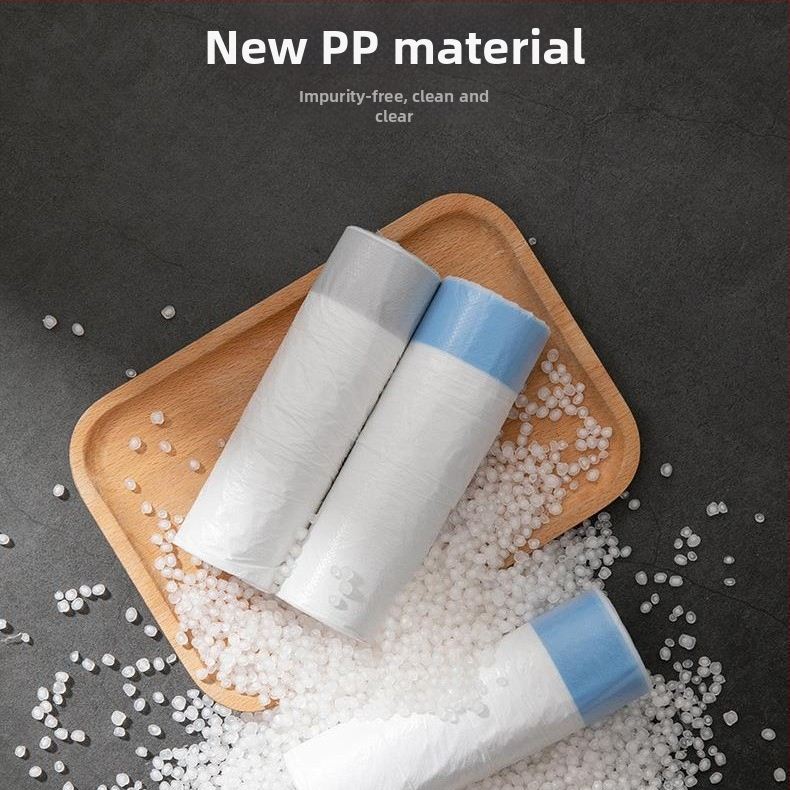 HDPE σακούλες αποβλήτων για κουτί άμμου γάτας, με κορδόνι, ενισχυμένες