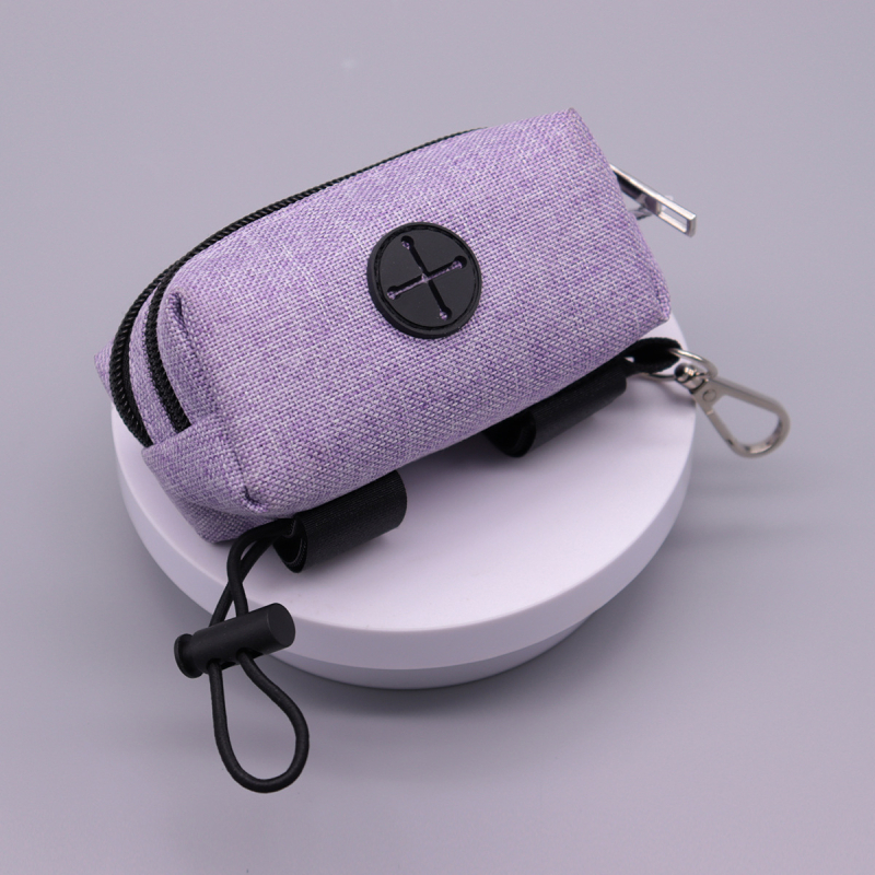 Θήκη-διανομέας σακουλών περιττωμάτων σκύλου Sorado από PE — στιλ με επίπεδο στόμιο, για βόλτες με σκύλους