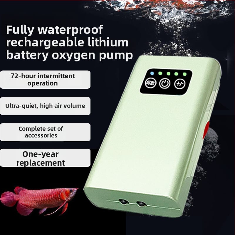 Pumpa za kisik za ribolov – vodootporna, USB punjenje, prijenosna i kompaktna; Marka: Very strong; Uvoz: Ne; Težina: Konzultirajte korisničku službu