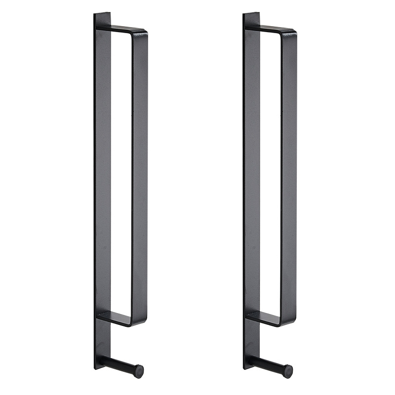 Držač za ručnike u kupaoni od Space aluminija s površinskom obradom Brushed oxidation, jednodjelni, vertikalna ili horizontalna ugradnja, nosivost 12 kg, marka Huamanzhi