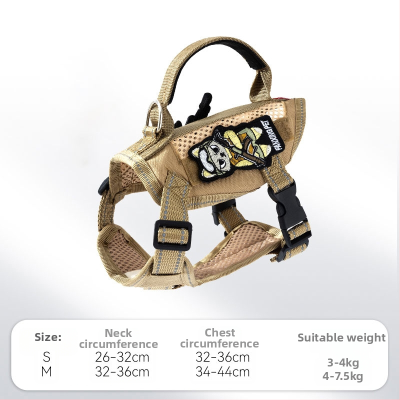 Mačji prsni remen - lagani taktički dizajn, poliester, Hippie dog marka, ne rasteže, kutija 70 kom