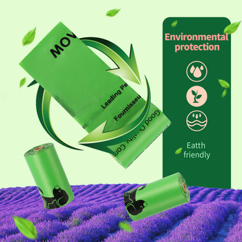 Βιοδιασπώμενες σακούλες αποβλήτων κατοικίδίων με κρεμάμενο κουτί kraft χαρτόνι, 1.5 Silk, PE, EPI διασπώμενο