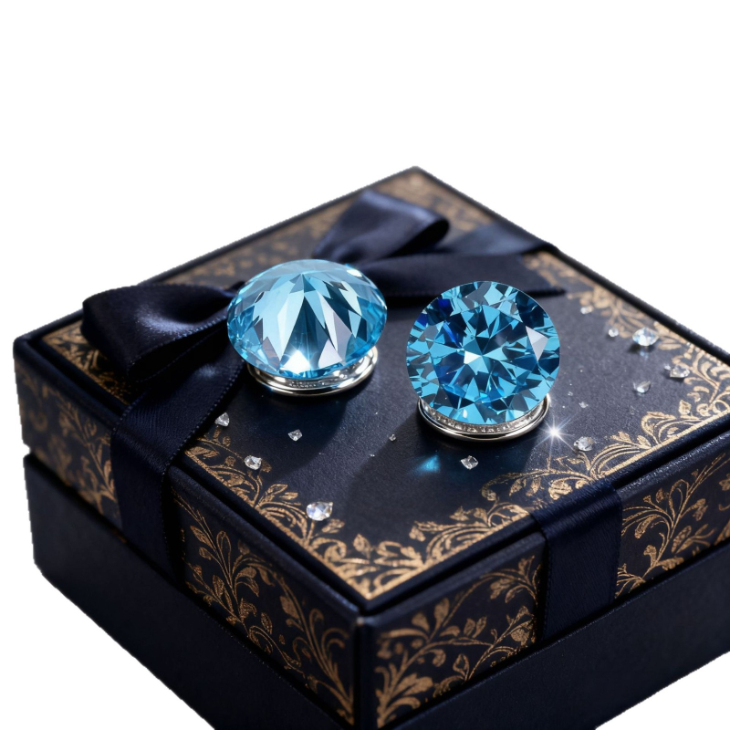 Kerek Moissanite szabad kő, Nyolc Szívek Nyolc Nyilak, testreszabható vágás, Happy craftsman Márka, VVS tisztaság