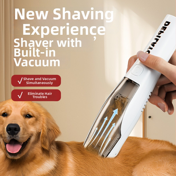 Cat gugu Visokoučinkovito električno kliješta za kućne ljubimce s integriranim usisavanjem za mačke i pse — ABS kućište, višefunkcionalno