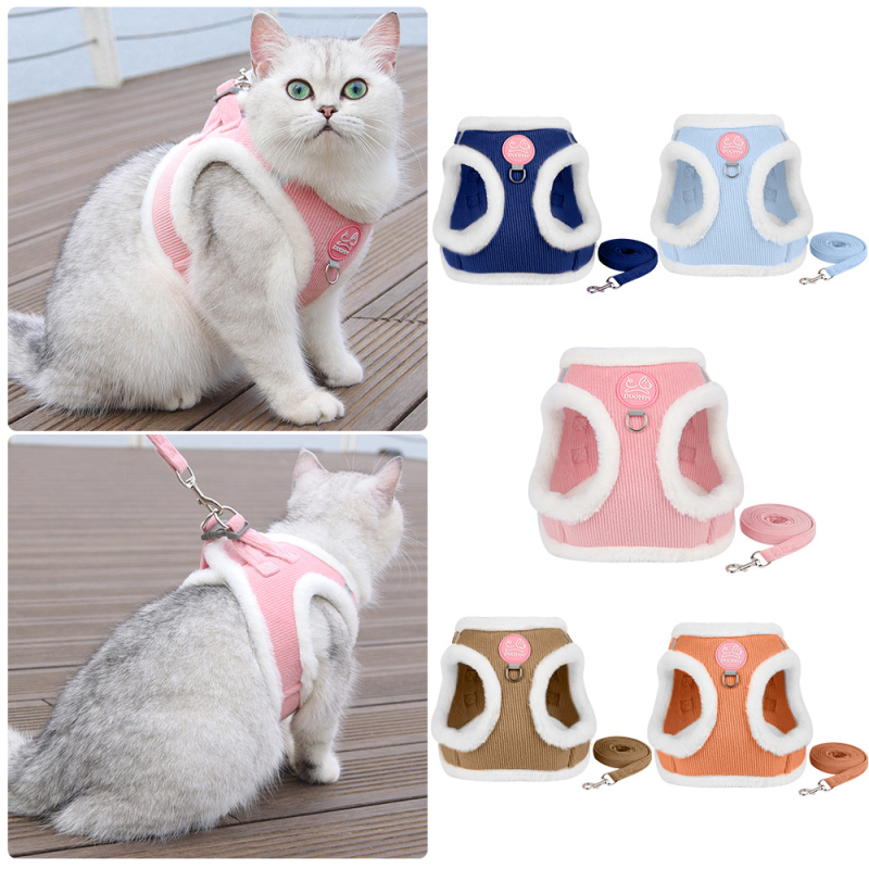 Corduroy prsluk za mačke u stilu veste, DUOMAOMAO, neproširuje se