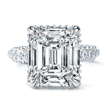Prsten od srebra 925 s ugrađenim moissanitom, geometrijski pravokutni dizajn – Yuecheng Jewelry