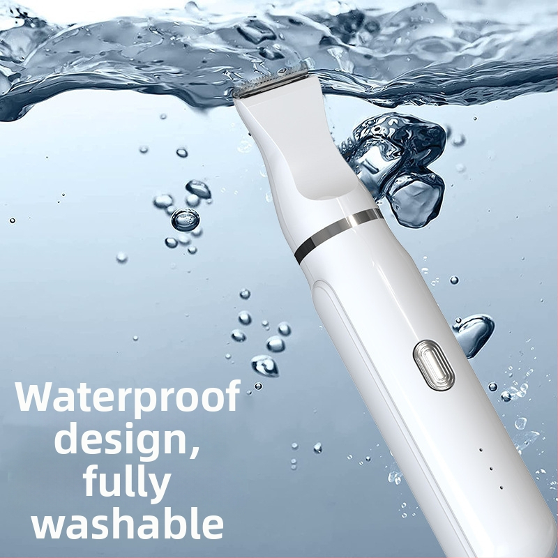 4-u-1 set za njegu kućnih ljubimaca: električni kliper za pse i mačke, ABS kućište, IPX7 vodootporan, brusilica za nokte