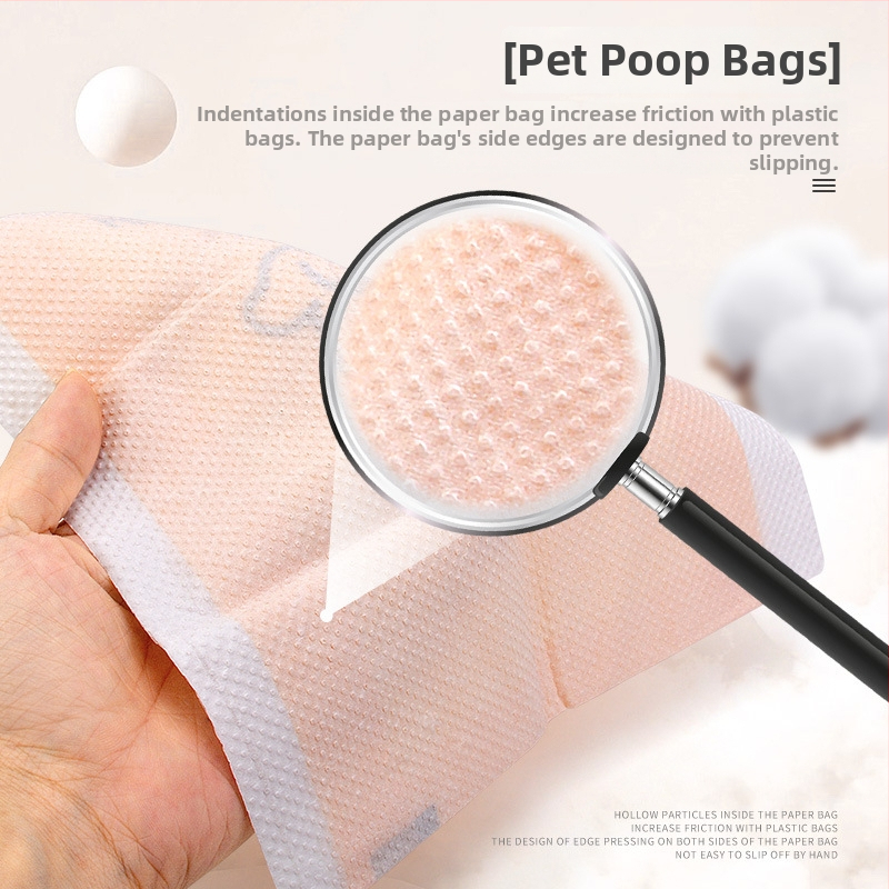 Μιας χρήσης σακούλες κόπρων σκύλου, με επίπεδο στόμιο, παχυμένο PE