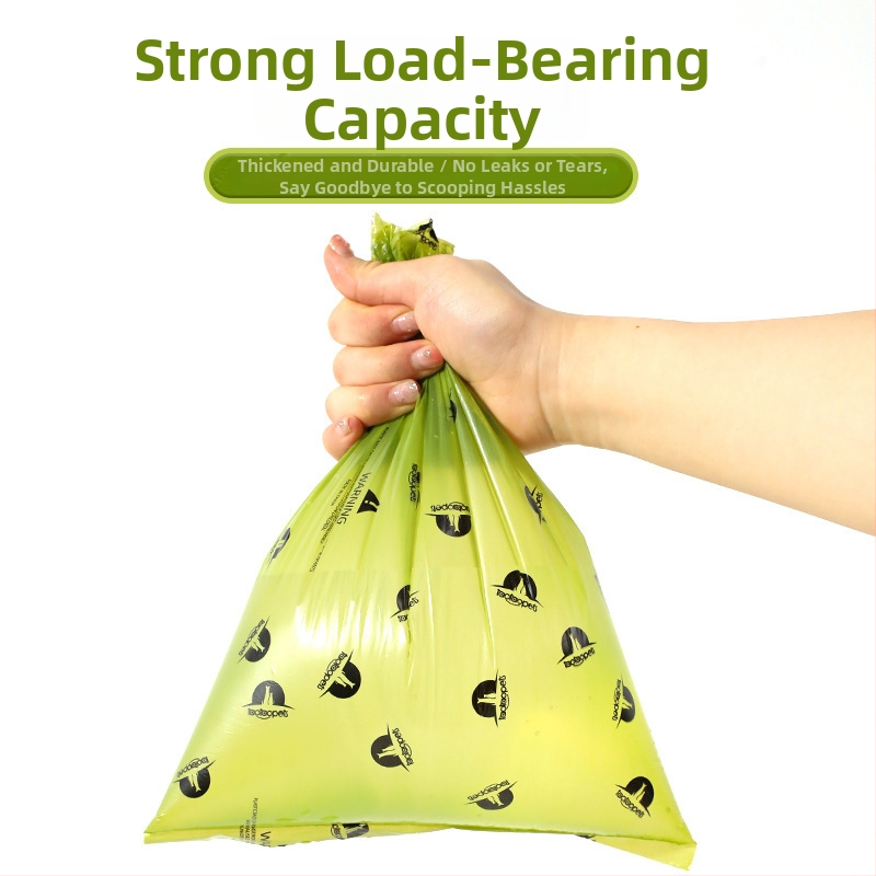 Βιοδιασπώμενες σακούλες αποβλήτων κατοικίδίων, Lingbei, τύπος ρολού, παχυσμένο HDPE, LB-055542