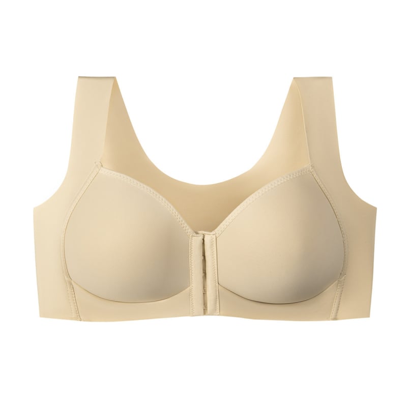 Grudnjak s prednjim kopčanjem, bez žice, push-up, 3/4 košarice, modalna tkanina