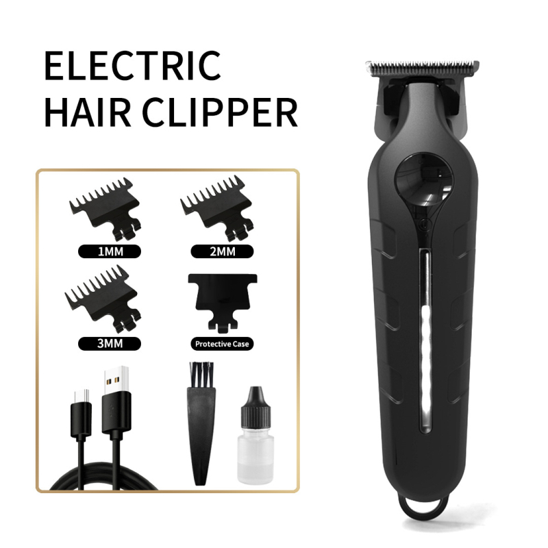 Електрическа подстригвачка за коса с вградена батерия, USB захранване, време за работа 1–3 ч, ножове от неръждаема стомана, нисък шум под 36 dB