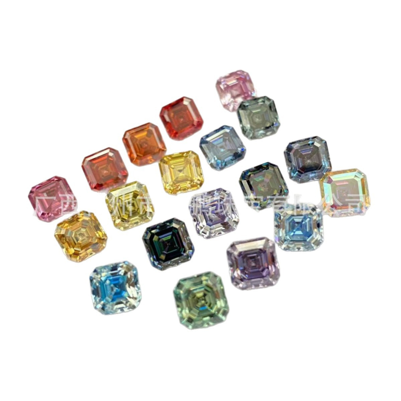 Moissanit slobodni kamen, emerald-cut oblik, čistoća VVS, brušenje i poliranje, GRA certifikat