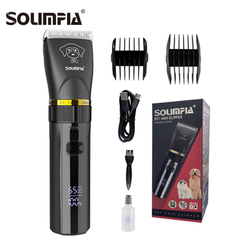 Solimpia elektromos kisállat-szőrnyíró – kutyáknak és macskáknak, ABS ház, pedikűr és lábápolás