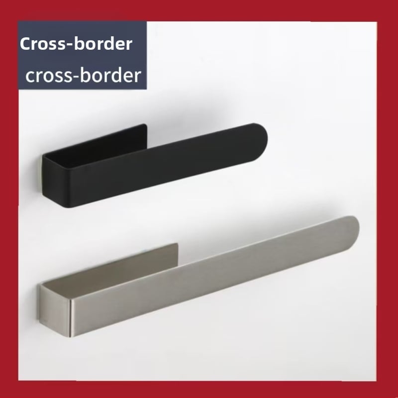 Držač ručnika od nehrđajućeg čelika, zidni, s jednom šipkom, brušeni završni sloj, nosivost 5 kg, čvrsta konstrukcija