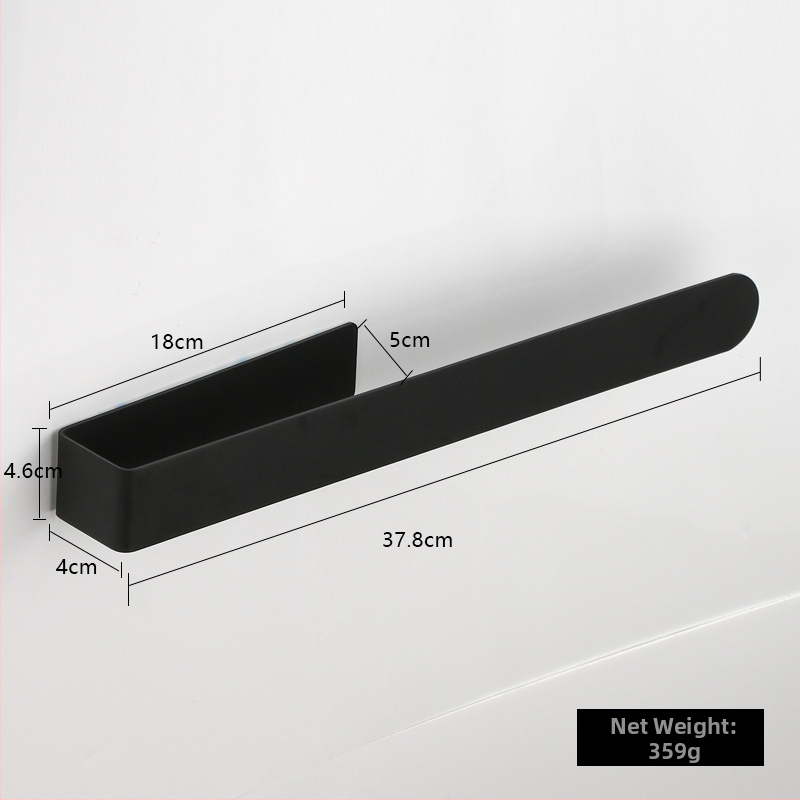 Držač ručnika od nehrđajućeg čelika, zidni, s jednom šipkom, brušeni završni sloj, nosivost 5 kg, čvrsta konstrukcija