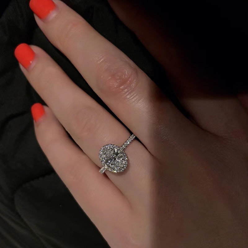 Inel geometric din cupru cu zirconiu încrustat, design deschis, pentru femei