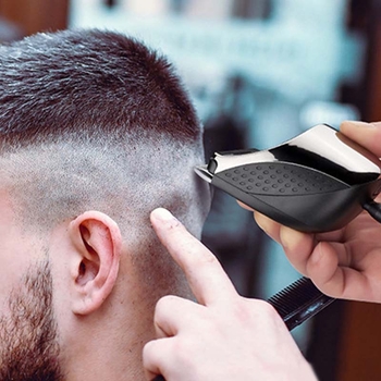 Машинка за подстригване на коса с сменяема миеща се глава от неръждаема стомана, вградена презареждаща се батерия 500-800 mAh, четков мотор