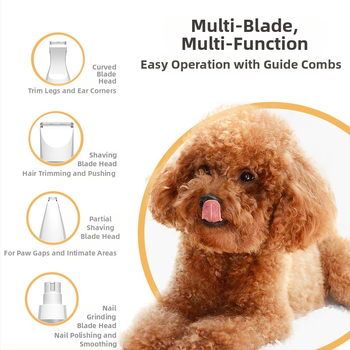 Električni kliper za pse i mačke – ABS materijal, brend Braid Night Pet, ovlaštena privatna marka, namijenjeno za pse