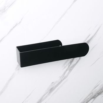 Držač papirnatih ručnika od nehrđajućeg čelika 304, mat završna obrada, montaža ljepilom bez bušenja, 1 razina, nosivost 5 kg