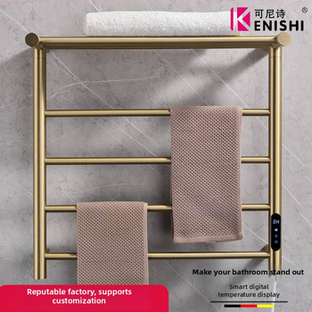 Električni grijaći stalak za ručnike od nehrđajućeg čelika sa brušenim završnim slojem, dvostruka konstrukcija, nosivost 5 kg, sušenje i sterilizacija