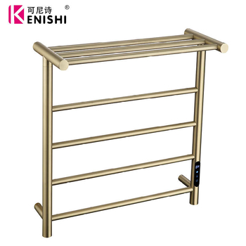 Električni grijaći stalak za ručnike od nehrđajućeg čelika sa brušenim završnim slojem, dvostruka konstrukcija, nosivost 5 kg, sušenje i sterilizacija