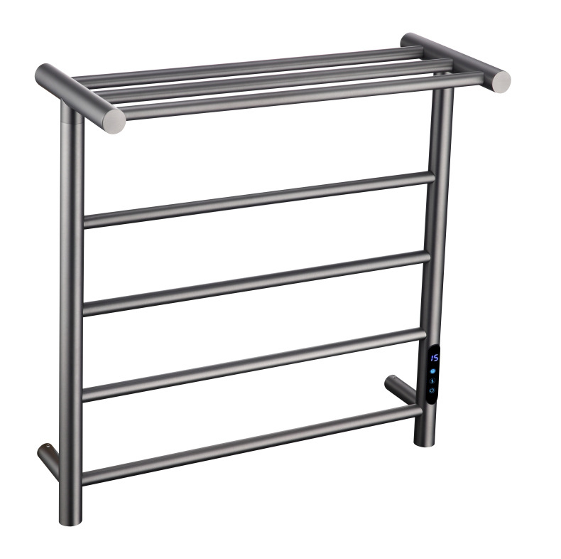 Električni grijaći stalak za ručnike od nehrđajućeg čelika sa brušenim završnim slojem, dvostruka konstrukcija, nosivost 5 kg, sušenje i sterilizacija