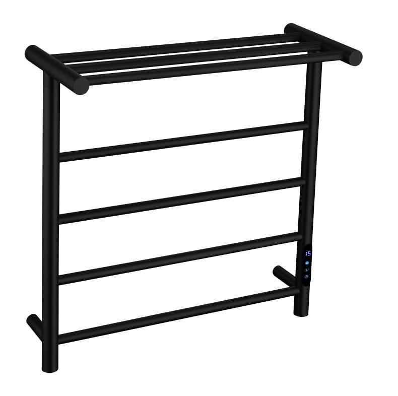 Električni grijaći stalak za ručnike od nehrđajućeg čelika sa brušenim završnim slojem, dvostruka konstrukcija, nosivost 5 kg, sušenje i sterilizacija